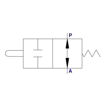 Limiting valve (limit switch), type VF-NA
